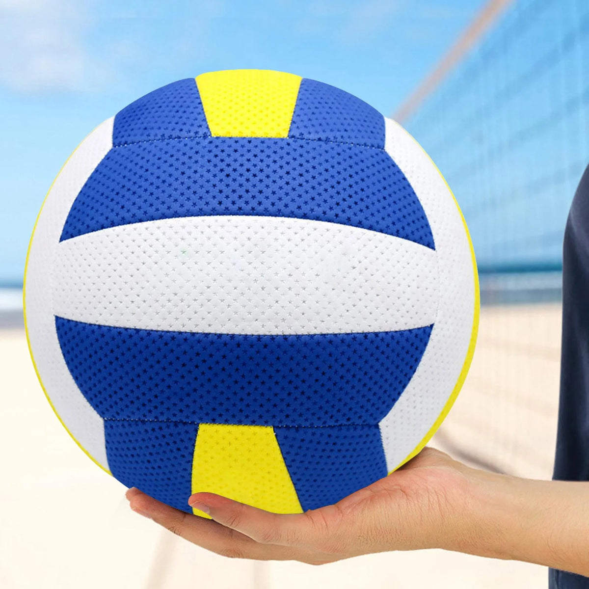 Blue White Yellow Volleyball X9357