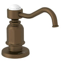 English Bronze Deck Mount Soap Dispenser C795