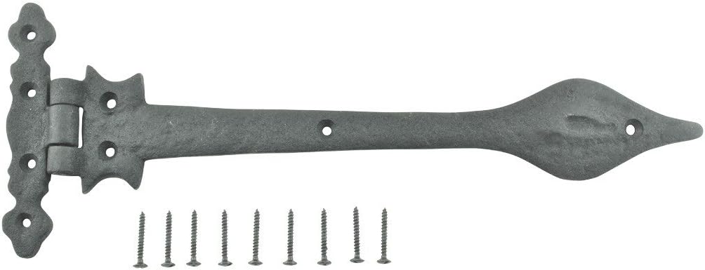 Black Wrought Iron Door Hinge 11.25 Long Pack of 4 Z72143