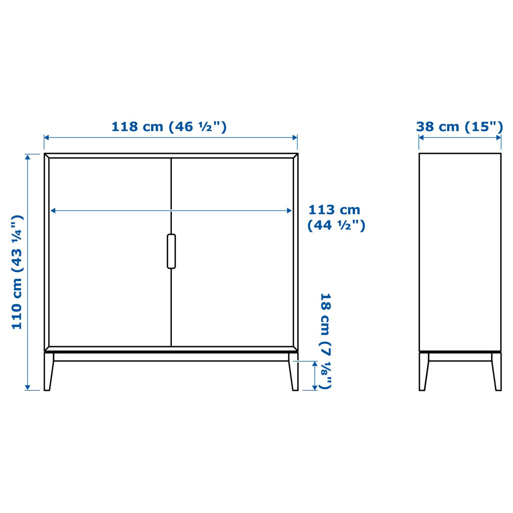 White Cabinet R55685
