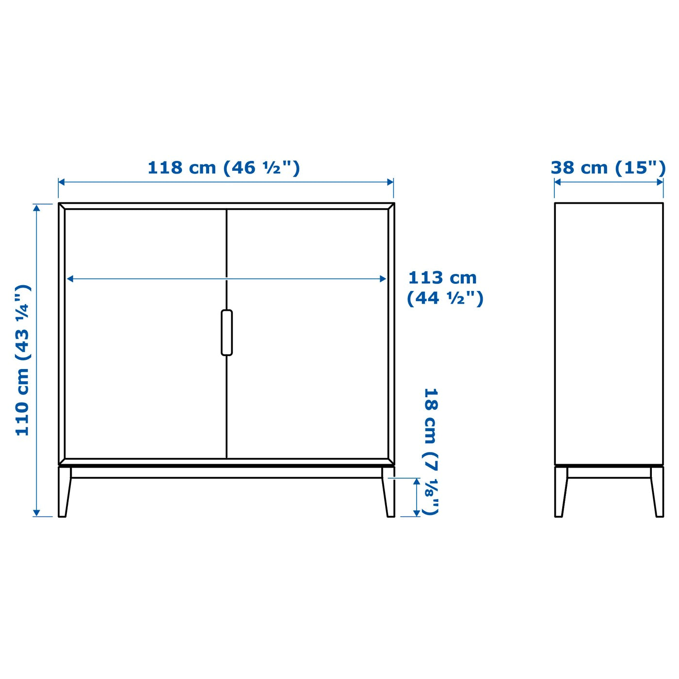 White Cabinet R55685