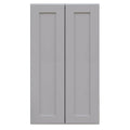 Double Door Wall Cabinet with Dove Gray M6270
