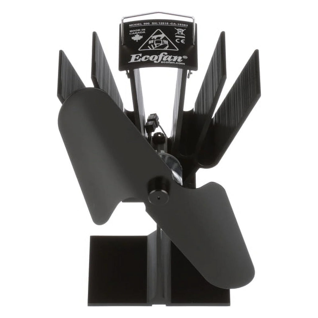 Black Heat Powered Stove Fan G2801