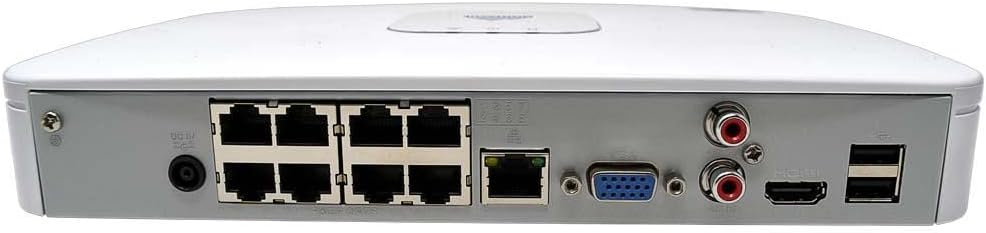 4K 8ch POE NVR Security Camera System with 4 Bullet Cameras, 2TB Hard Drive N378