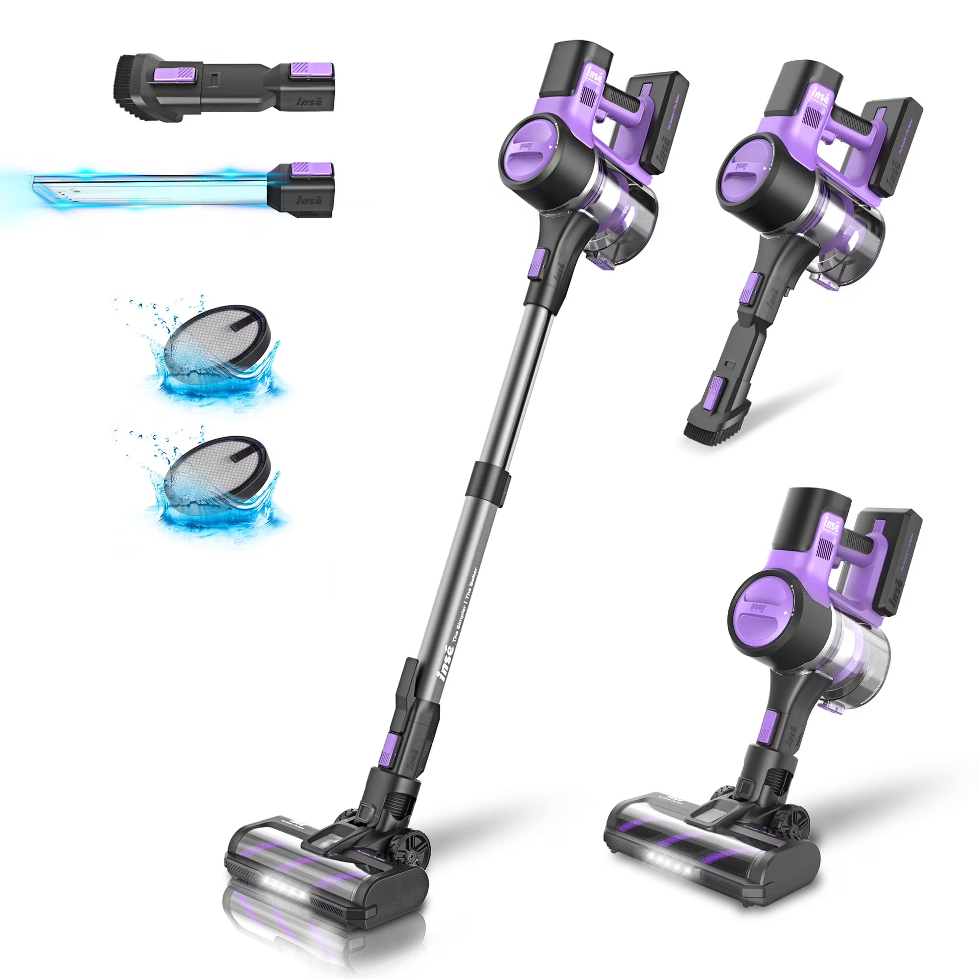 Cordless 6-in-1 Stick Vacuum Cleaner with 26Kpa Suction T6311
