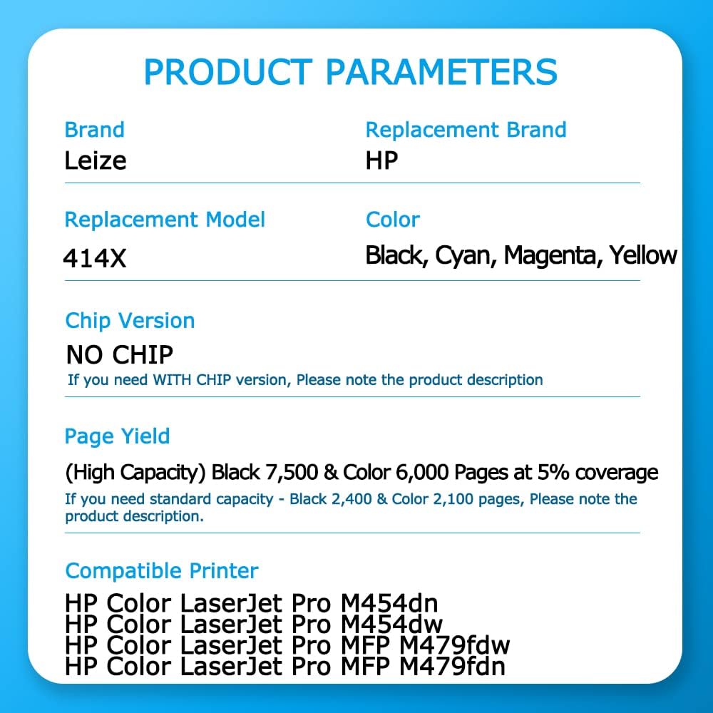 4-Pack High Yield Toner Cartridges for Color LaserJet Pro MFP R68983