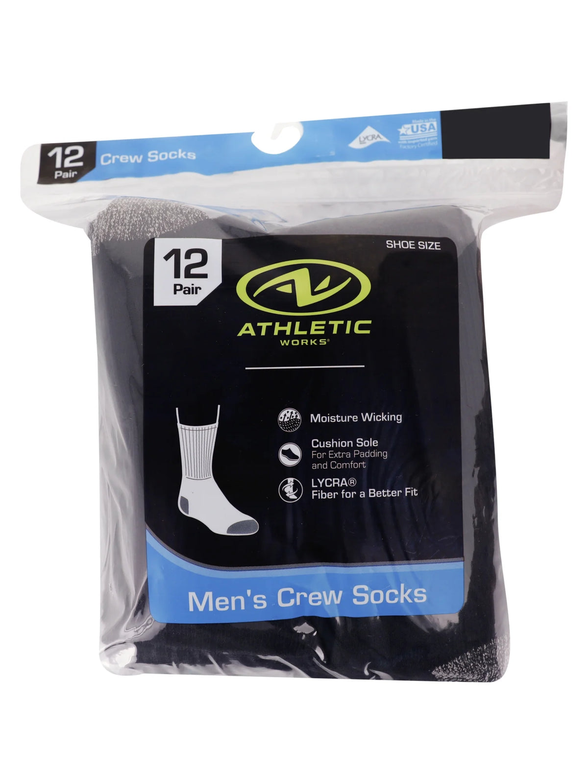 Men's Crew Socks 12 Pack C5760
