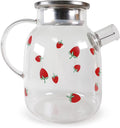 Glass Tea Kettle Glass Teapot Glass Pitcher (1.6L) J424854
