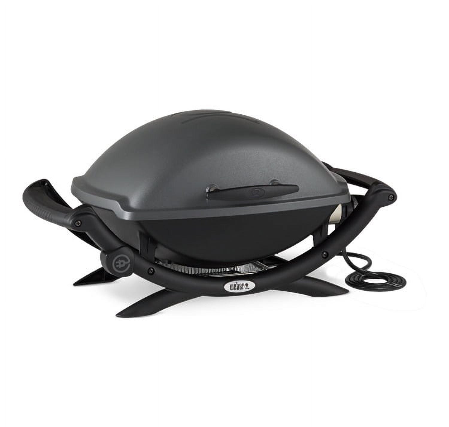 Black Electric Grill with Grill Cover and Cart Bundle F8844