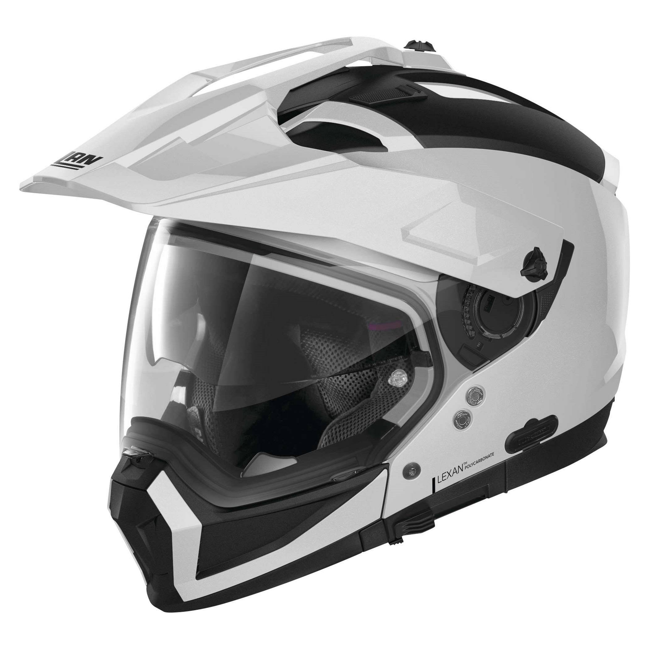 Metal White Motorcycle Helmet W5266