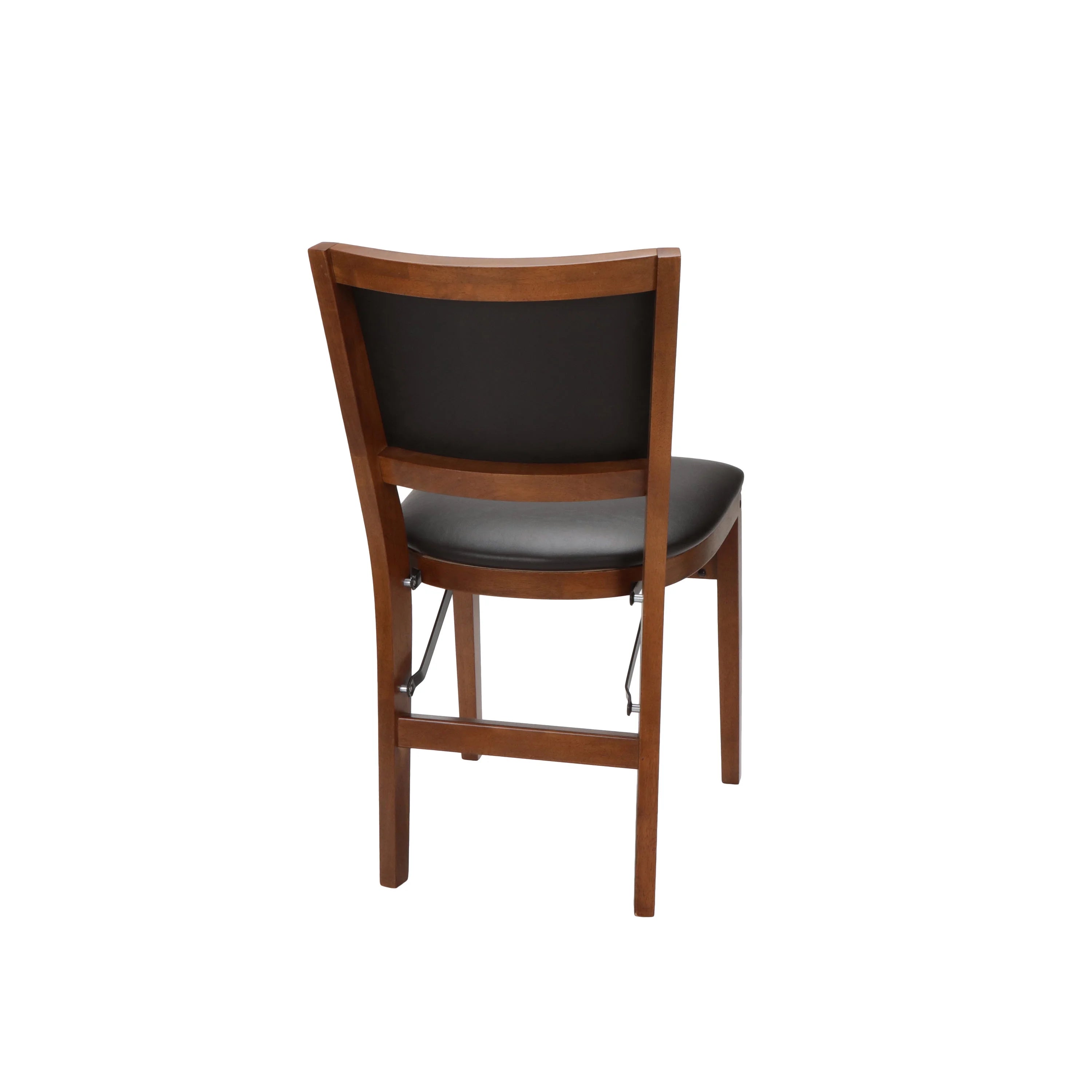 Bonded Leather Folding Chair Brown 2-Pack K548