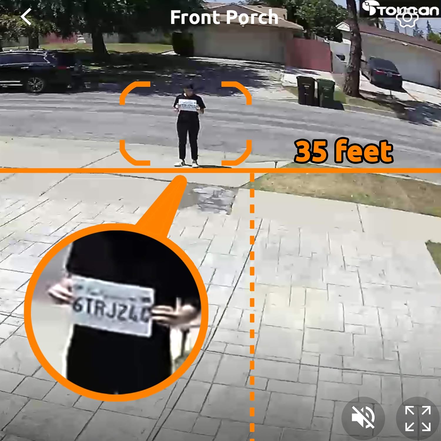 Wireless Battery Powered Security Camera, 1080P, Night Vision, 2-Way Audio C18794