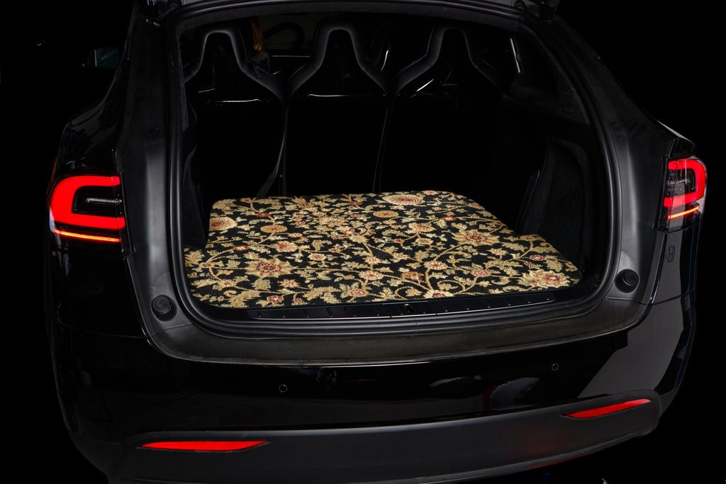 Black Oriental Car Mats W92906