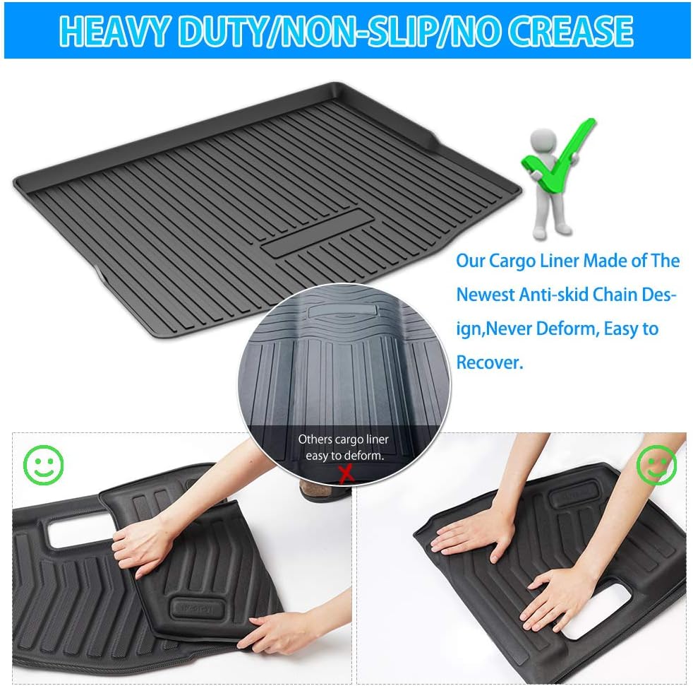 Black TPO Cargo Mat for Ford Escape Hybrid M854347