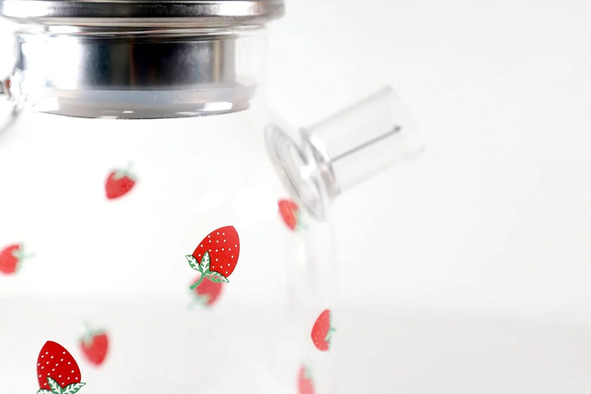 Glass Tea Kettle Glass Teapot Glass Pitcher (1.6L) J424854