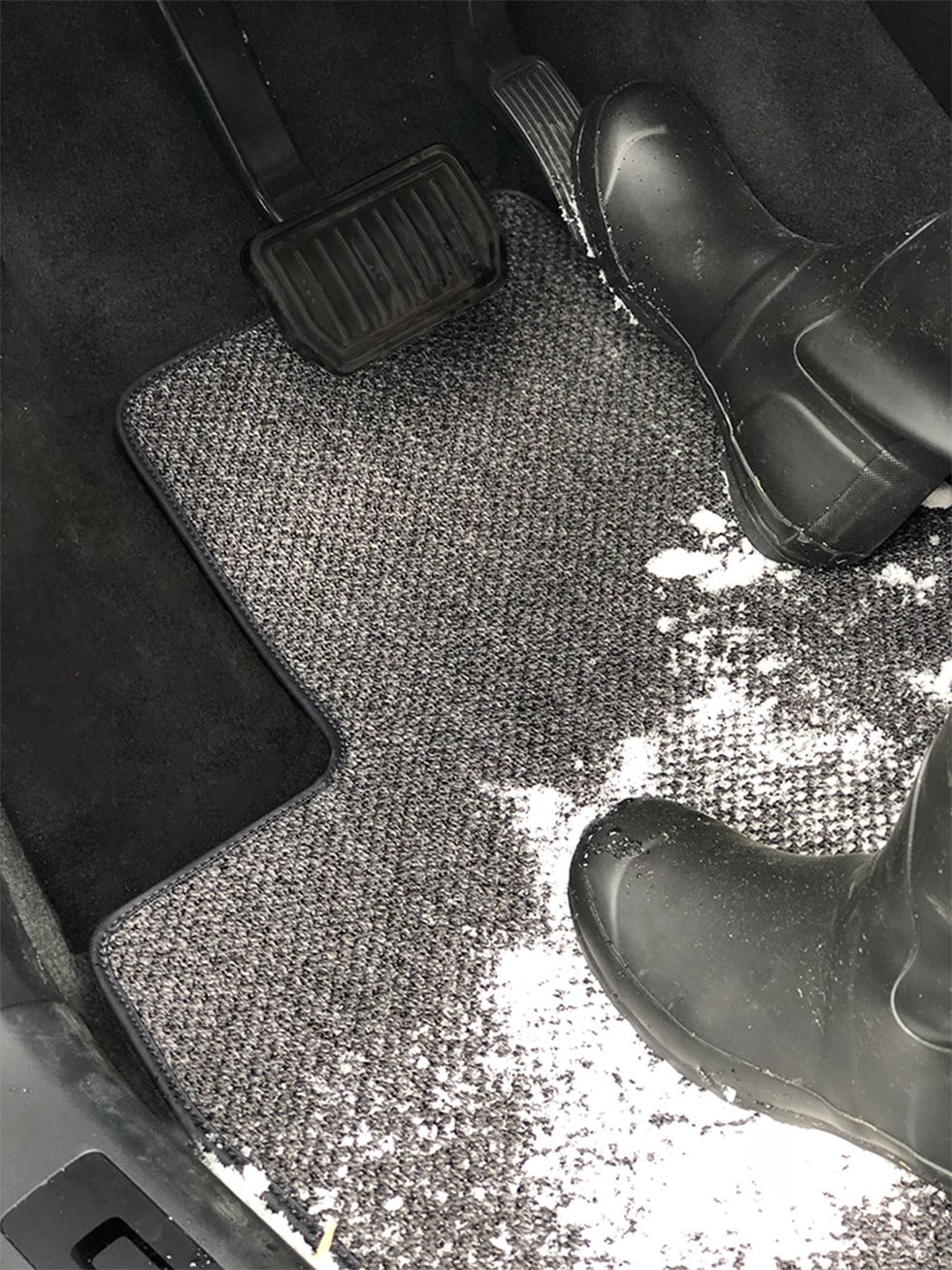 Charcoal All-Weather Textile Car Mats for Tesla Model X T348