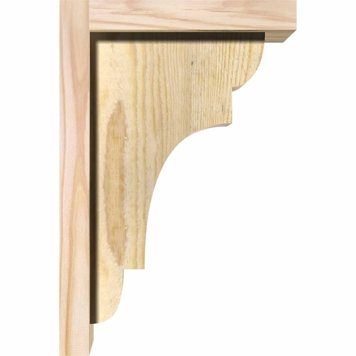 Douglas Fir Corbel with Backplate H979207