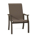 Patio Dining Armchair Textured Beachwood Tan Q643742