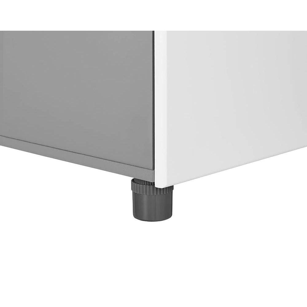 White 4 Drawer Base Cabinet P132