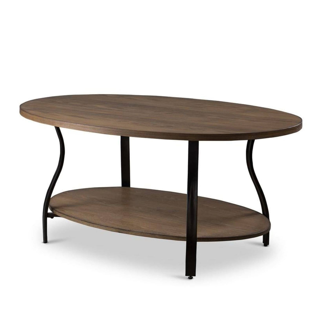 3-Piece Wood and Metal Table Set J296