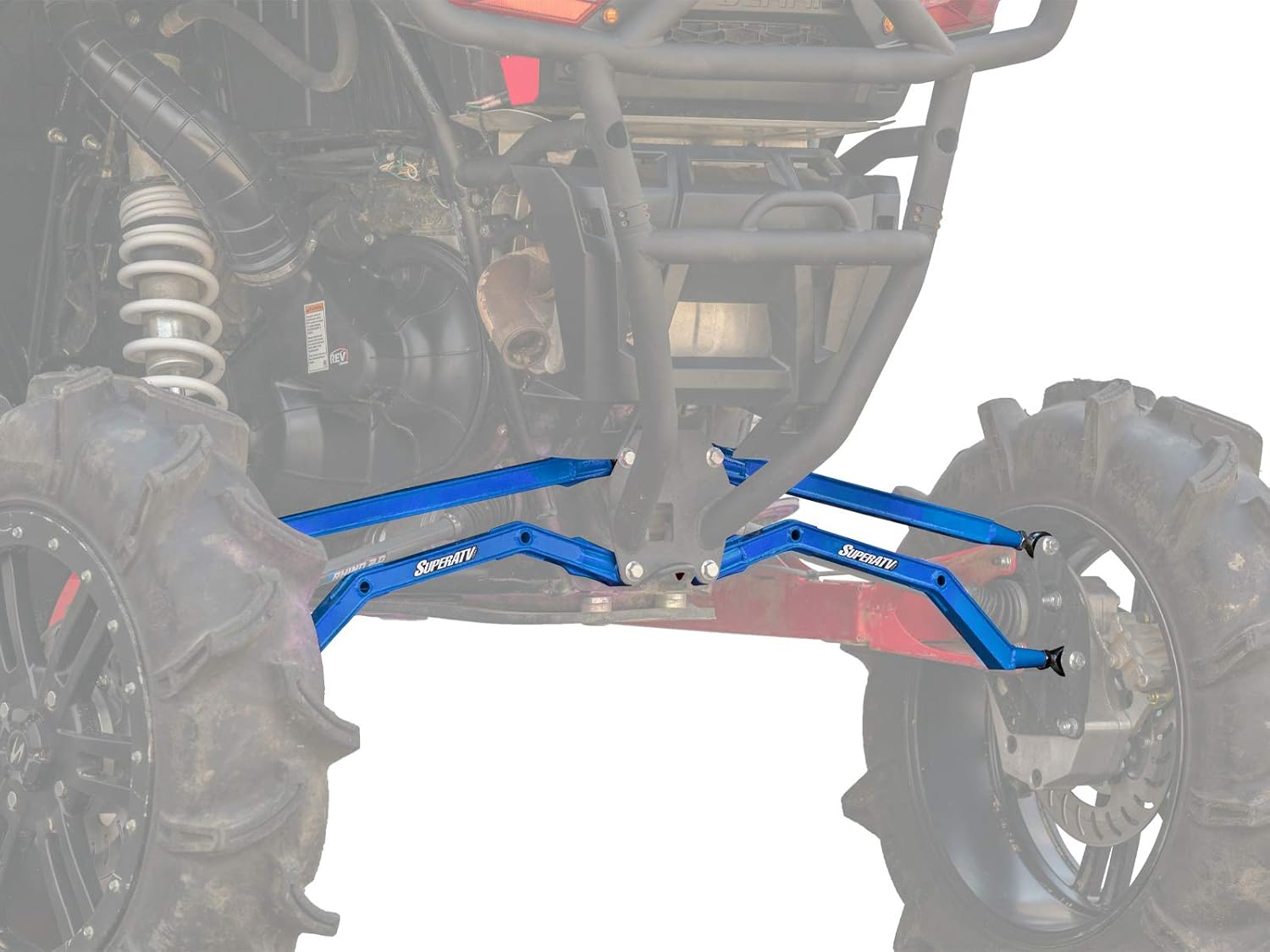Orange High Clearance Rear Radius Arms for Polaris RZR XP 1000 R264