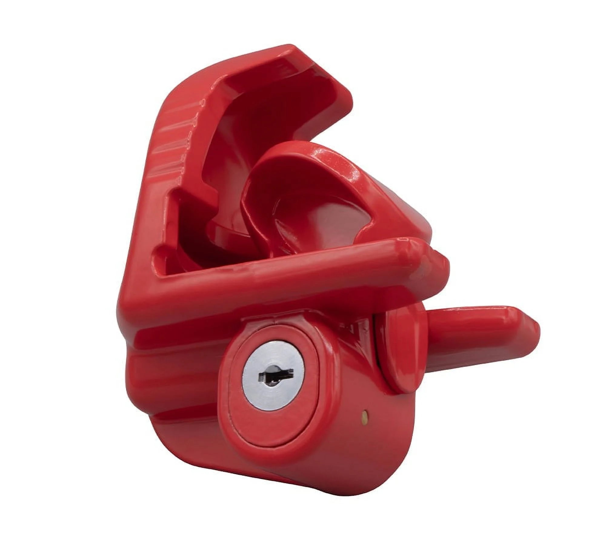 Red Steel Trailer Ball Hitch Lock L48083