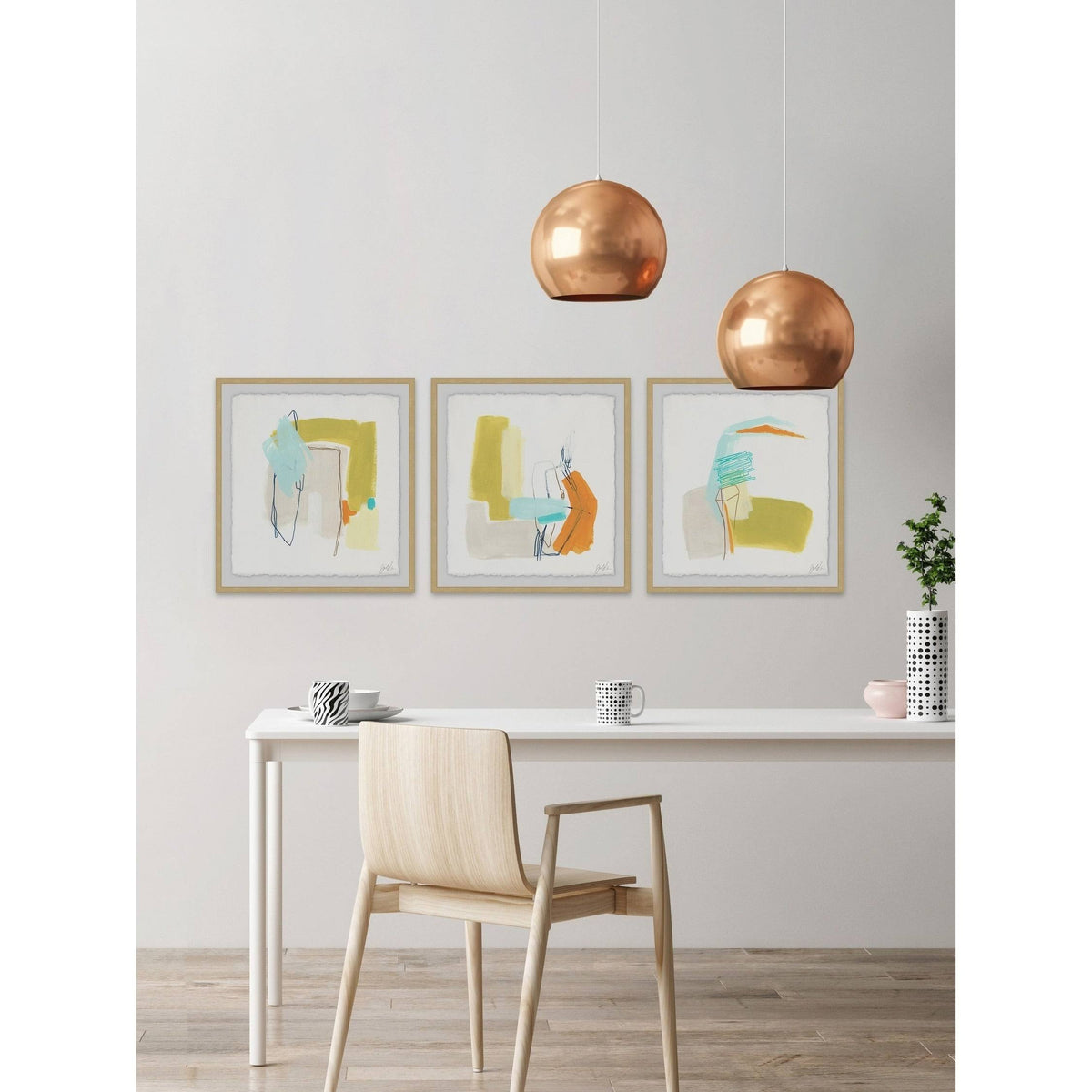 24 inch x 72 inch Triptych H3050