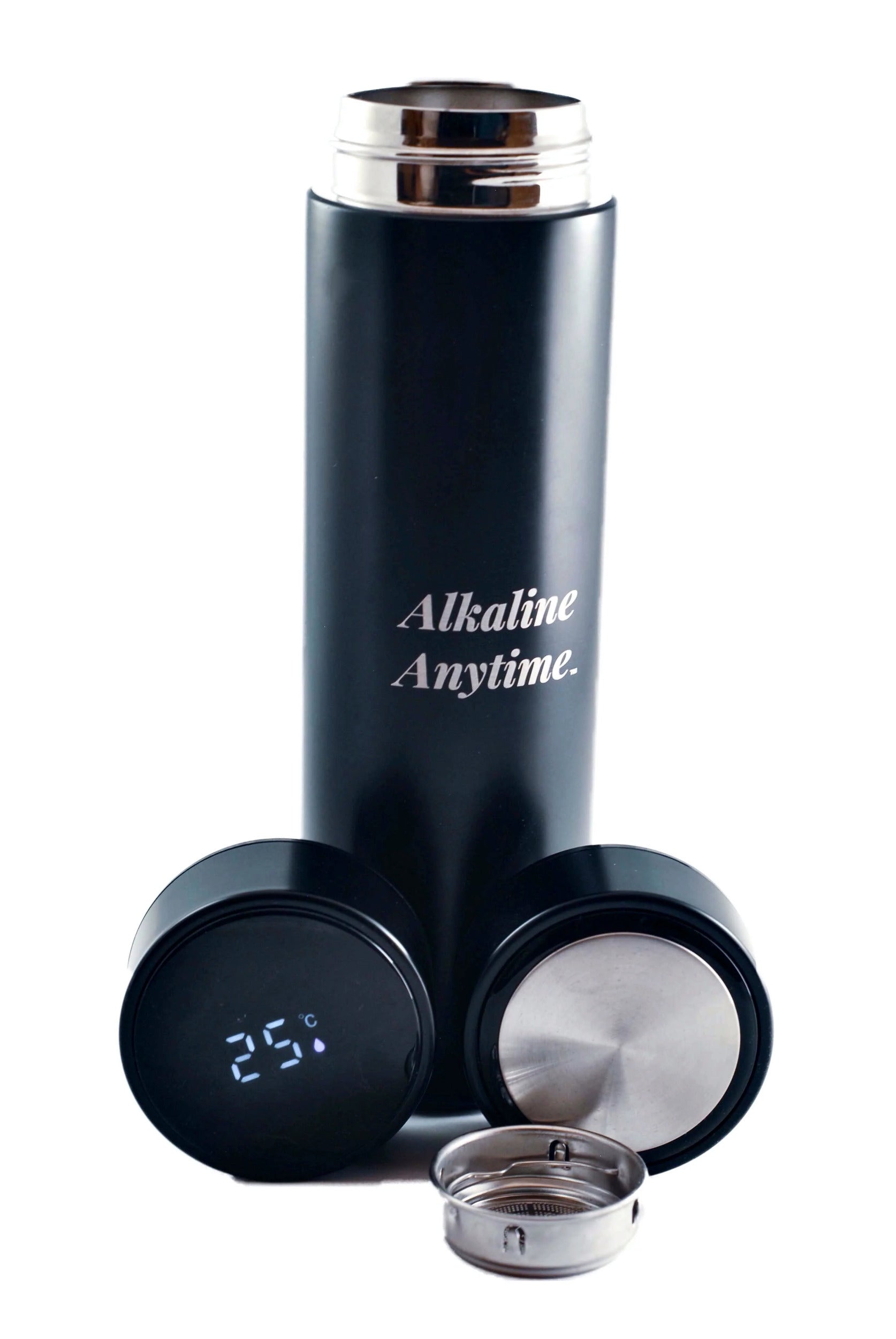 Stainless Steel Water Bottle Flask with 2 Lids Z766