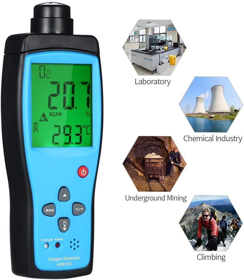 Digital Portable O2 Gas Tester E77079