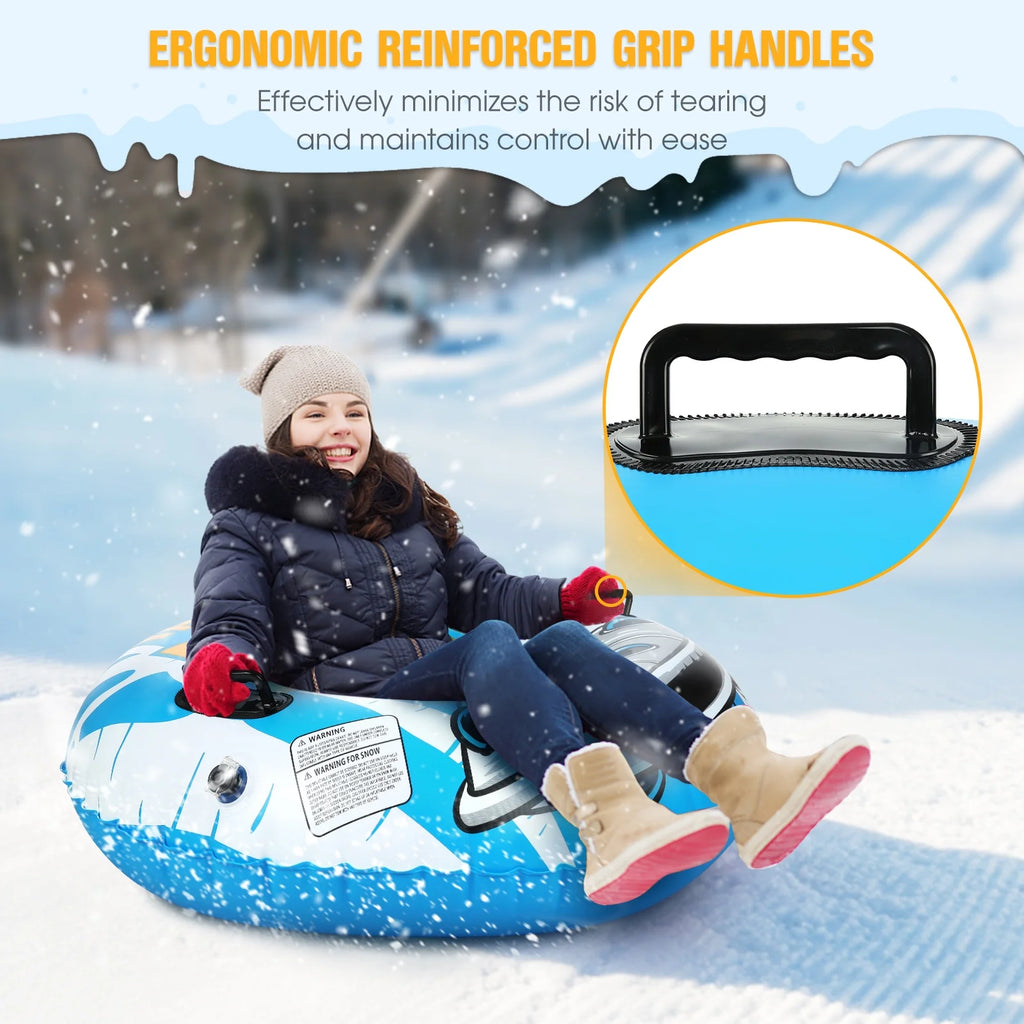 47 Inch Inflatable Snow Tube Sled U5432