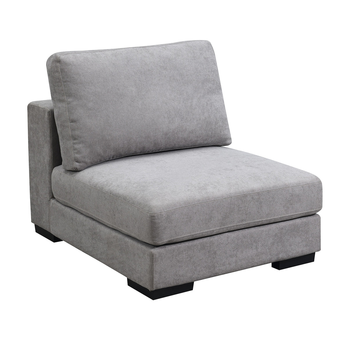 Gray Modular Armless Sofa R6727