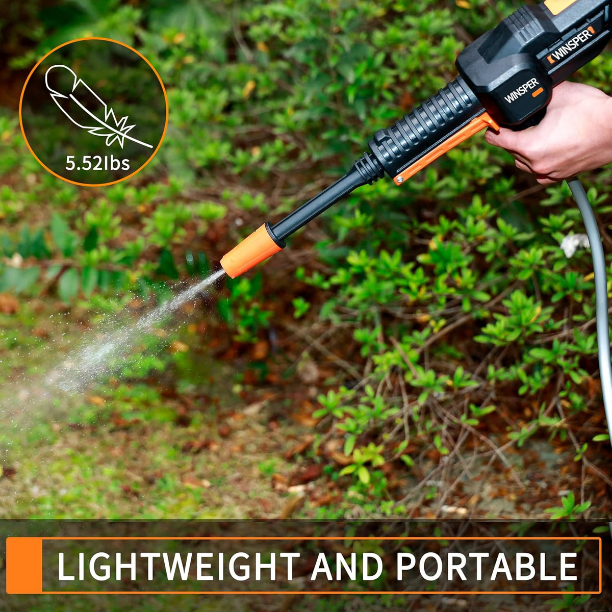 Cordless Pressure Washer 15AH 1160 PSI 20V E3102