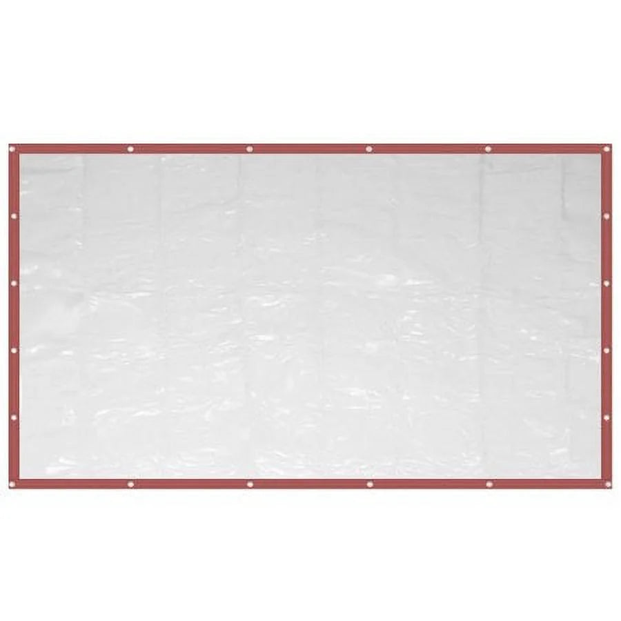 8x20FT Clear PVC Waterproof Canopy Tarp W5712