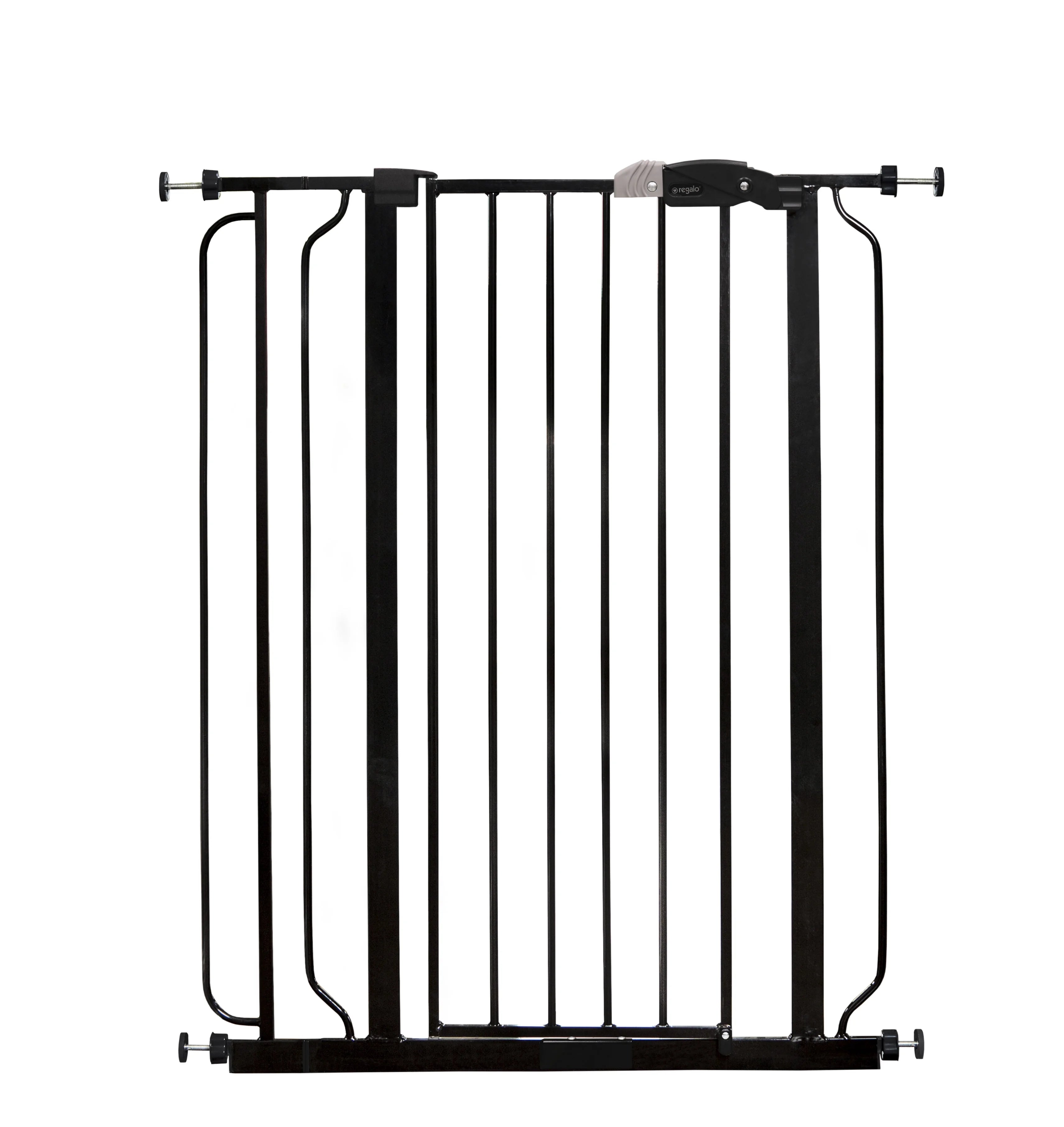 Black Extra Tall Walk Thru Baby Safety Gate F979875
