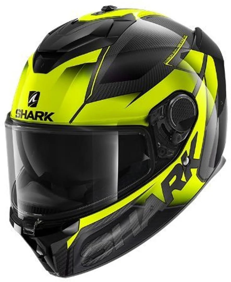 Yellow Carbon Motorcycle Helmet H4512