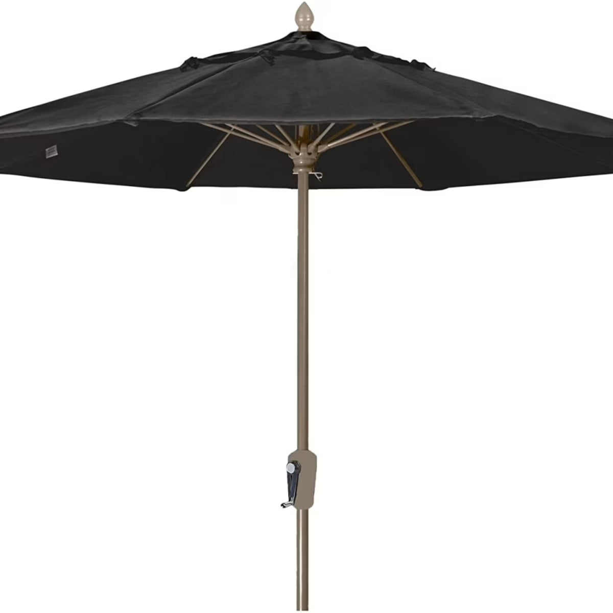 Champagne Bronze 7.5 ft. Oct Market 8 Rib Push Up Canopy I1133