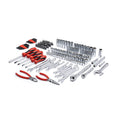 180 Piece 1/4in. and 3/8in. Drive 6 Point SAE/Metric Professional Tool Set X532
