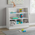 White Kids Bin Storage and Book Case K56923