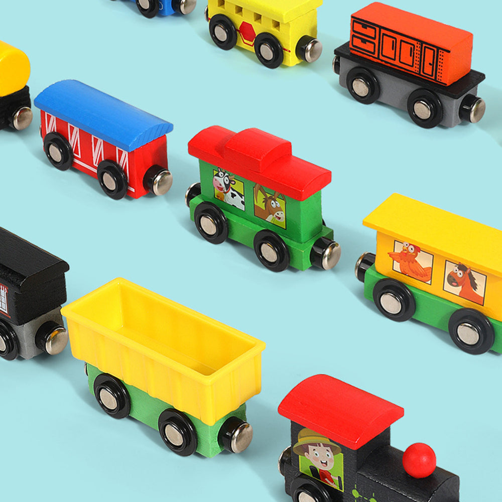 Wooden Train Toys Assembling Blocks Toy K5165