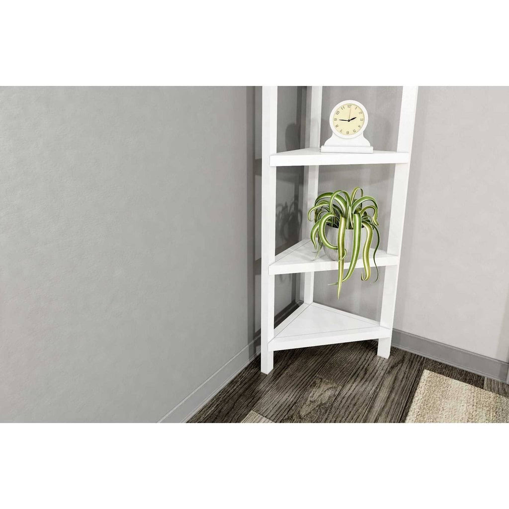 White 2 Shelves Bookcase D300079