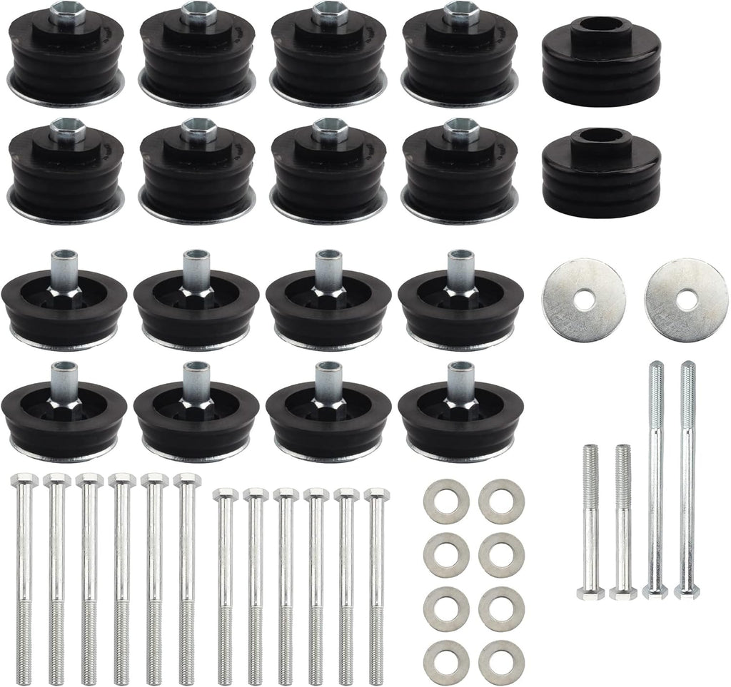 Cab Body Mount Bushing Kit Compatible With 2008-2016 Ford F-250 F-350 Super Duty Z622103