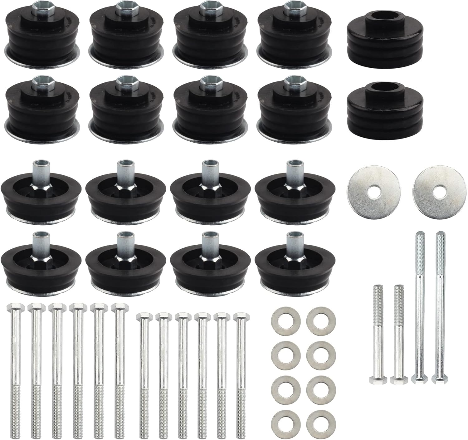 Cab Body Mount Bushing Kit Compatible With 2008-2016 Ford F-250 F-350 Super Duty Z622103