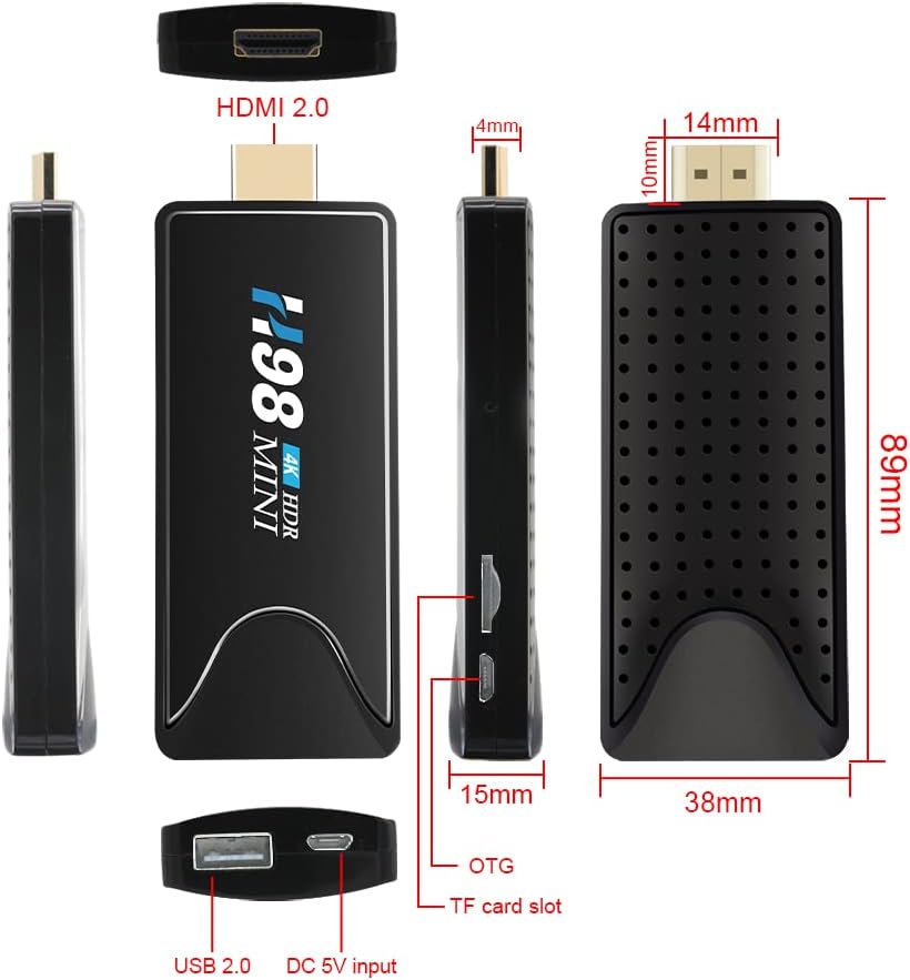 IPTV Box 4K Channels Bluetooth WiFi 2GB RAM 16GB ROM O22859