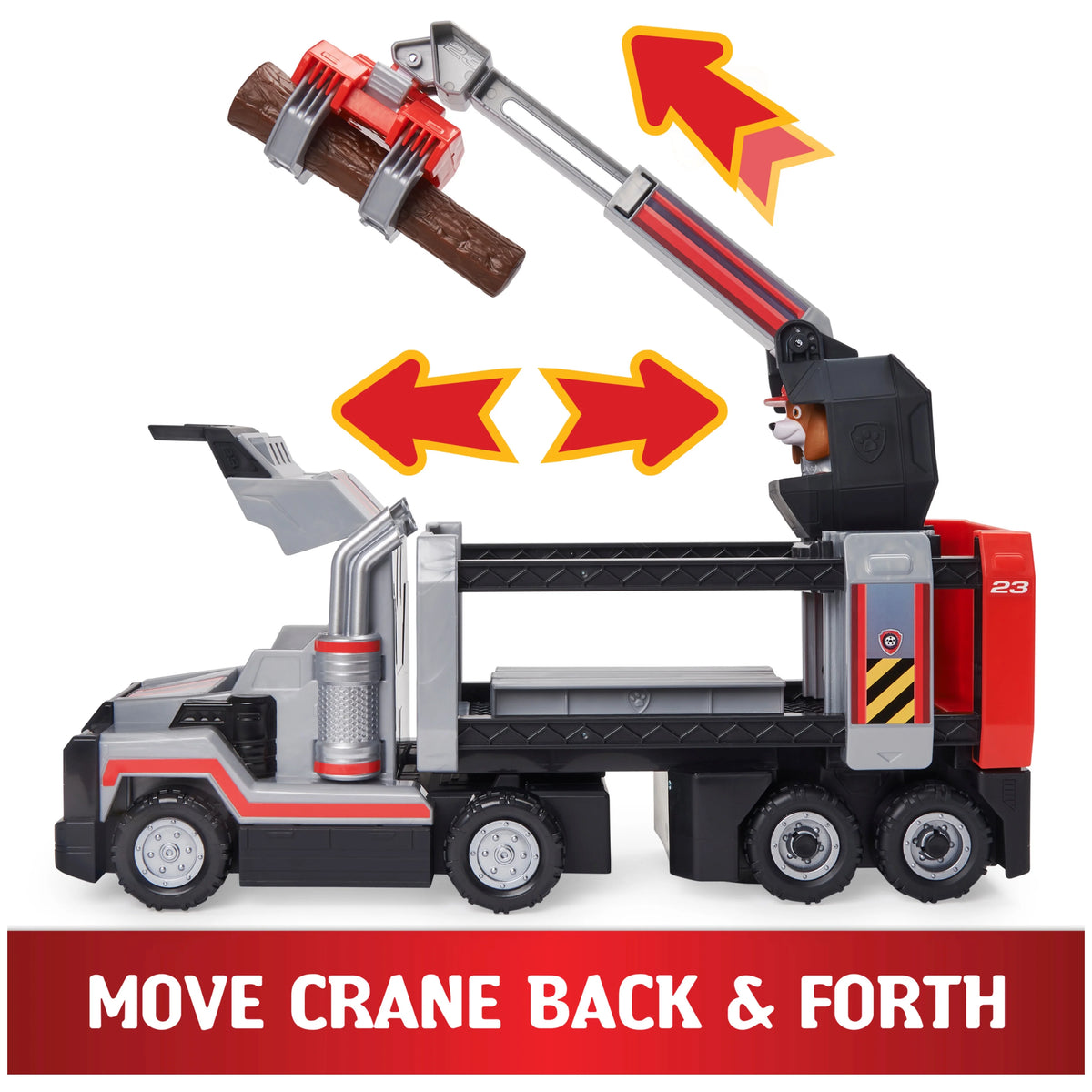 Al’s Deluxe Big Truck Toy with Moveable Claw Arm and Accessories G731