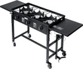 Portable Propane Triple-Burner Outdoor Camp Stove with Regulator A23791