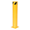 Yellow Steel Pipe Safety Bollard R814