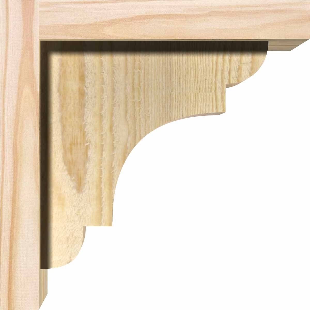Douglas Fir Corbel with Backplate H979207
