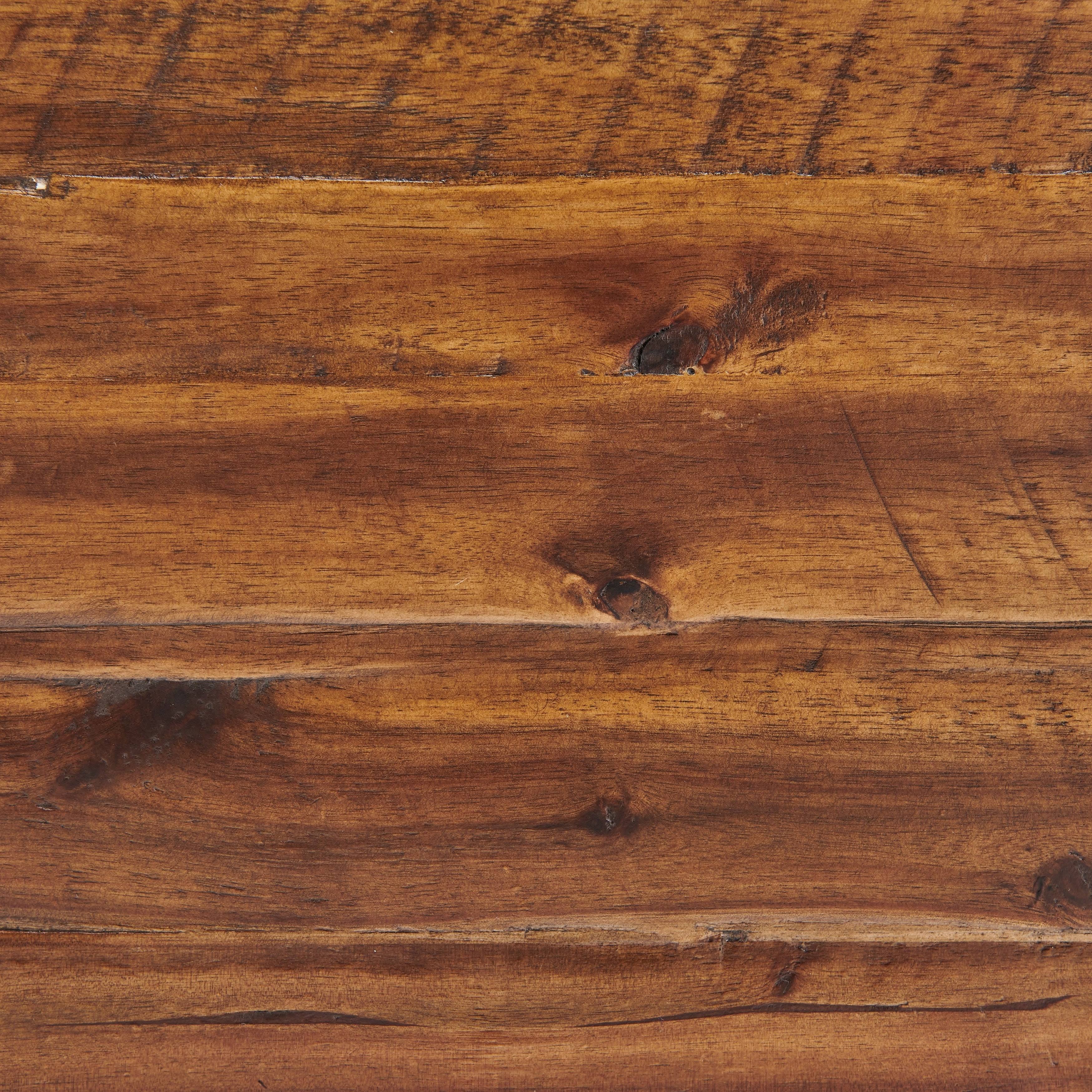 Rustic Wood Nesting End Tables (Set of 2) A89999