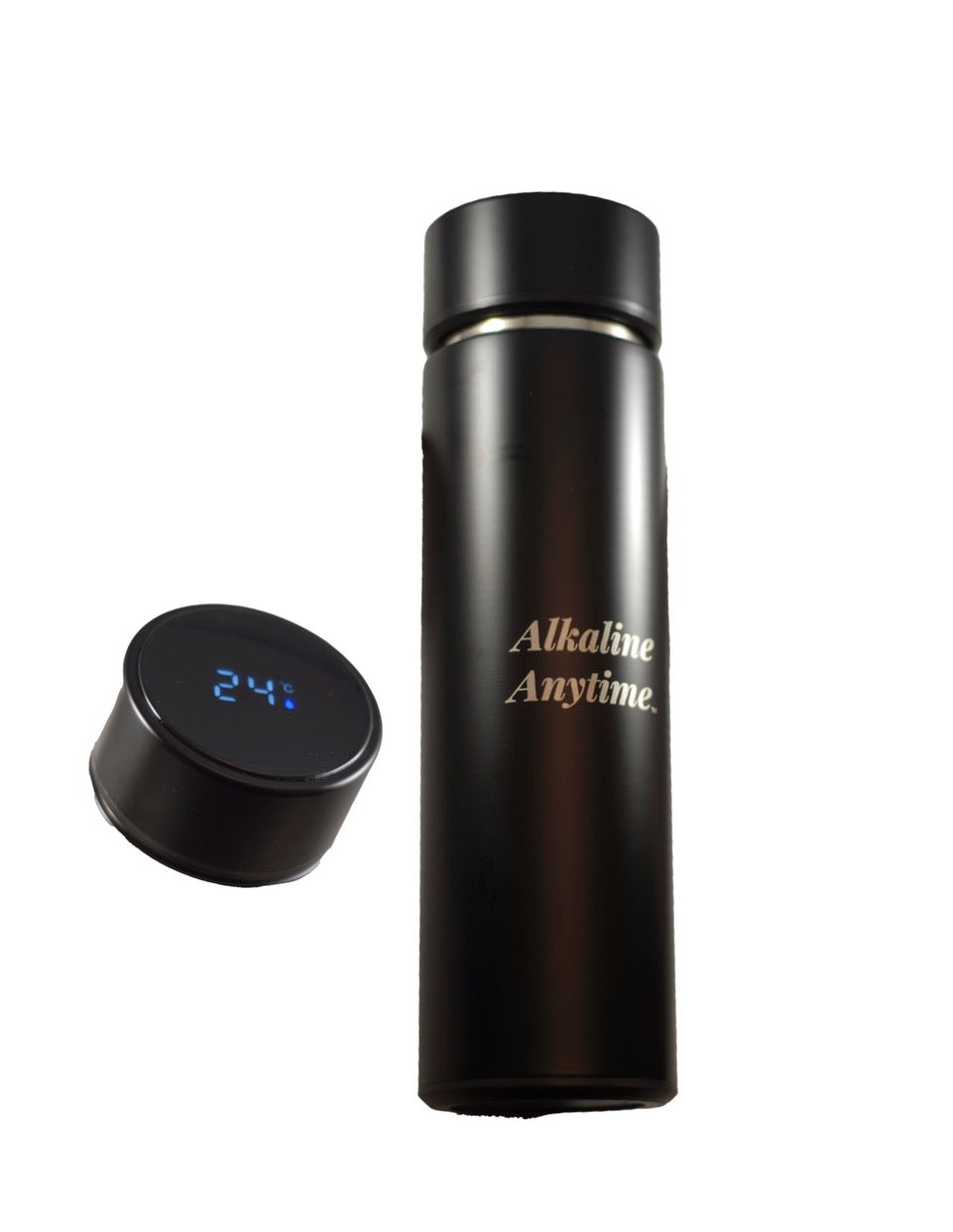 Stainless Steel Water Bottle Flask with 2 Lids Z766