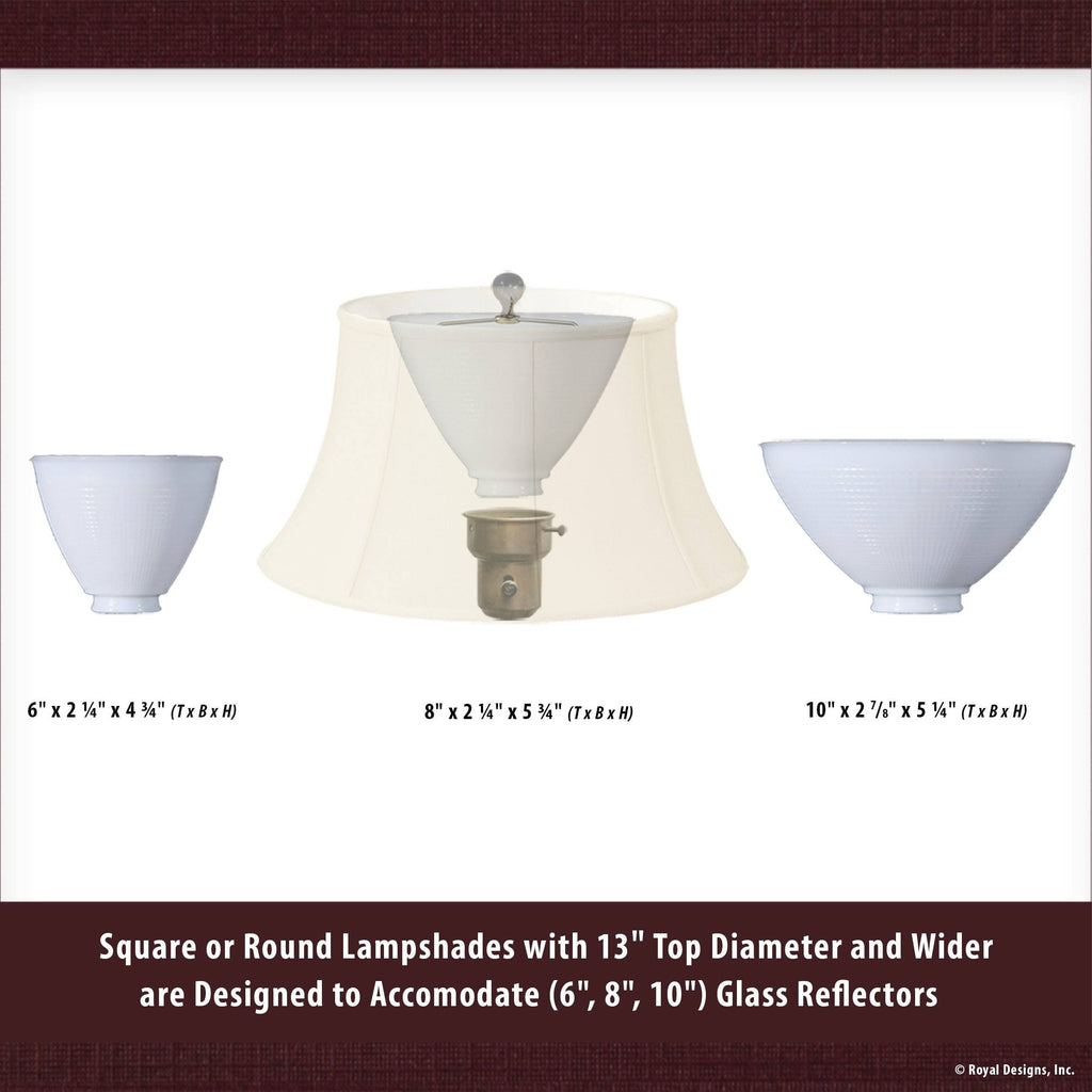 Black Lamp Shade, 6 x 12 x 10.25 O6919